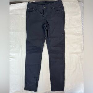 Prana Gray Brenna Nylon Moto Pants Women’s 6